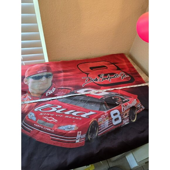 Dale Earnhardt jr banner Budweiser 25x30 - Picture 3 of 8